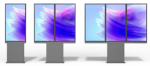 Уличный 75"  QLED дисплей без защитного бокса